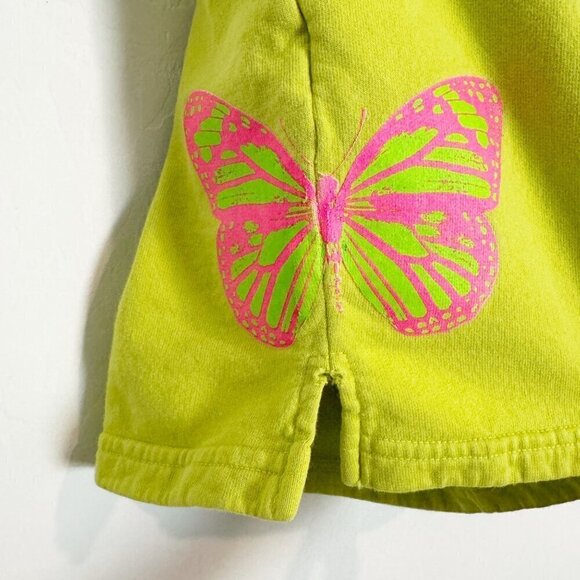 Frankie’s Bikinis Burl Sweatshorts Neon Green Size Small - Picture 6 of 10